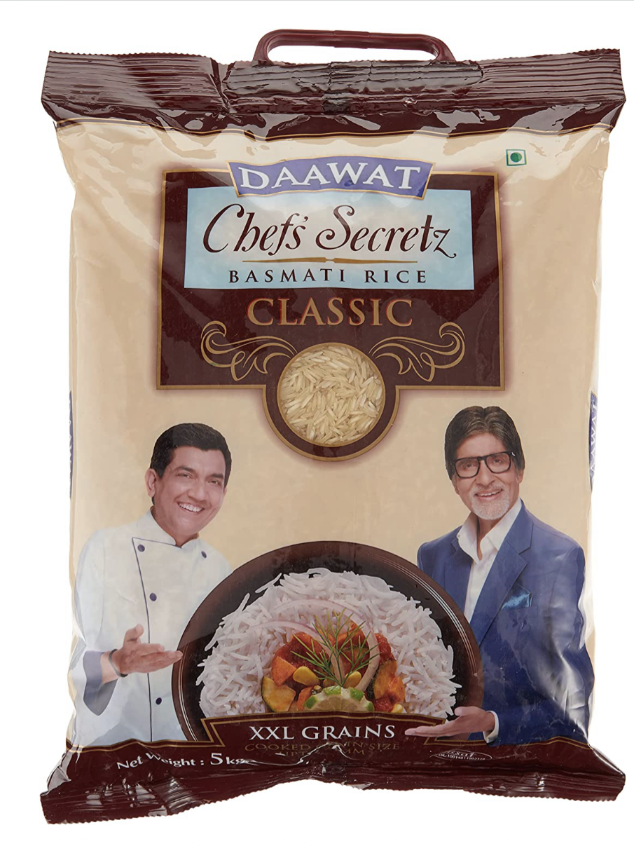 Daawat classic Basmati 5kg - Click Image to Close